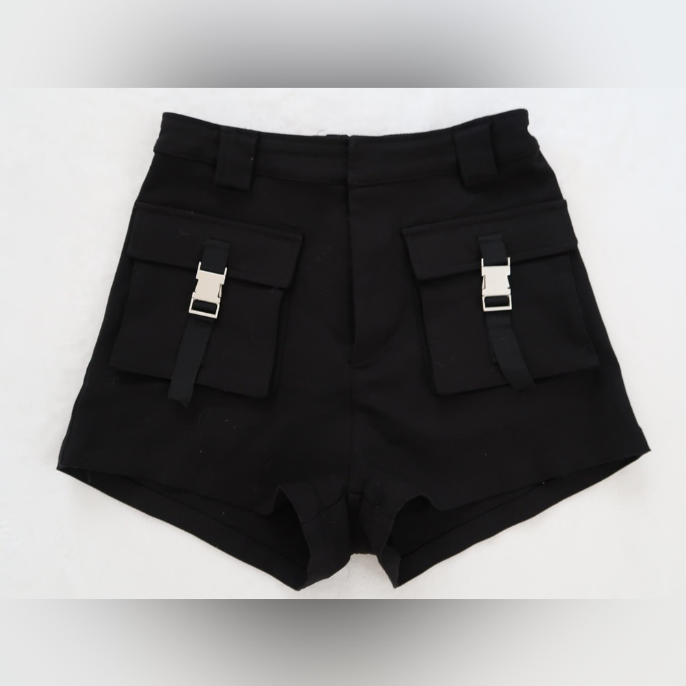 Black Buckle Shorts Size Small